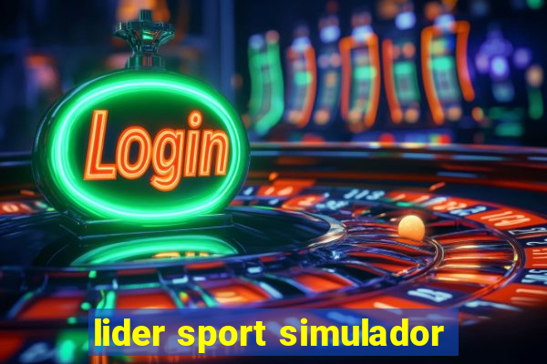 lider sport simulador